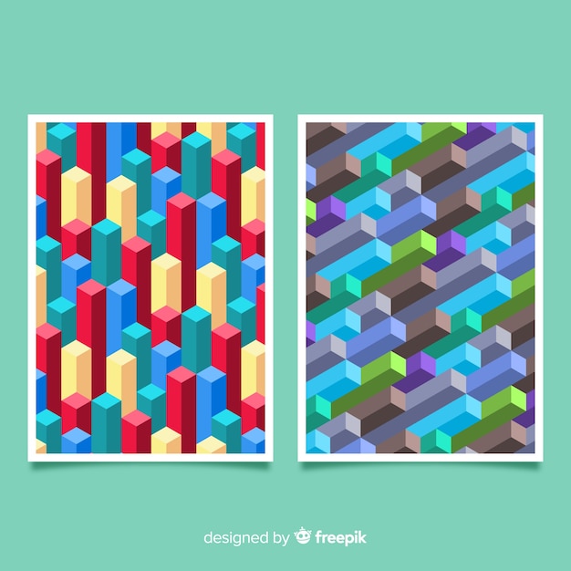 Isometric pattern covers