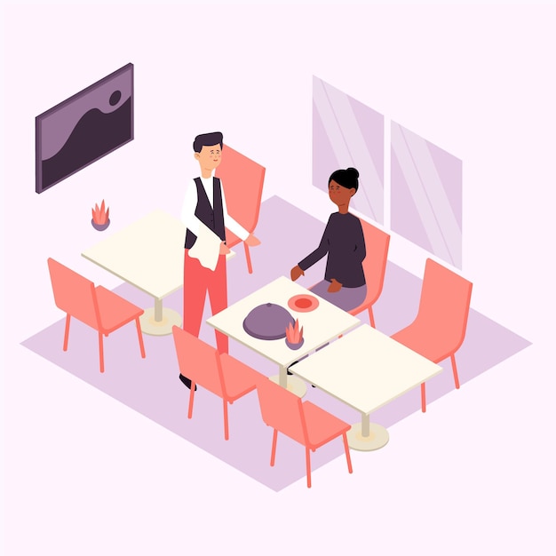 Isometric restaurant concept