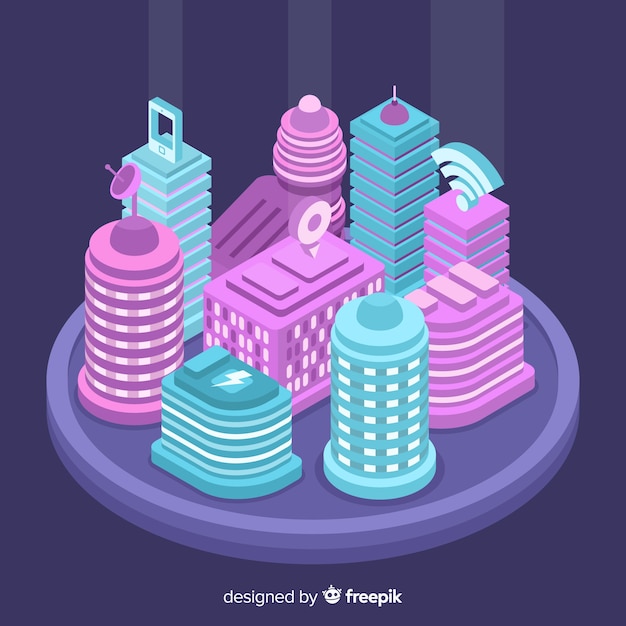 Isometric smart city