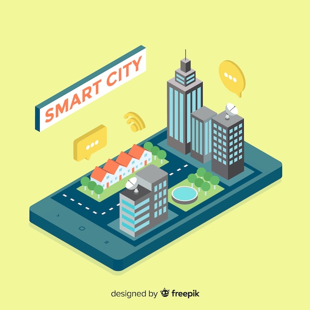 Isometric smart city