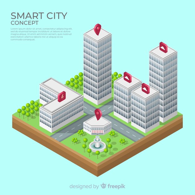 Isometric smart city