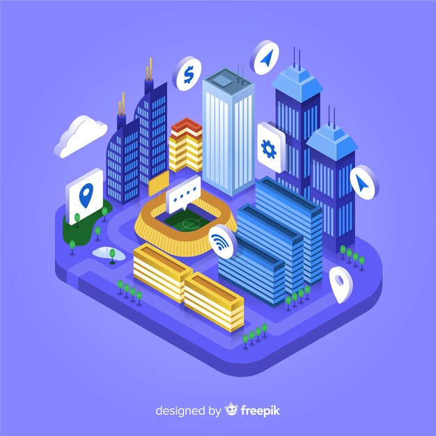 Isometric smart city