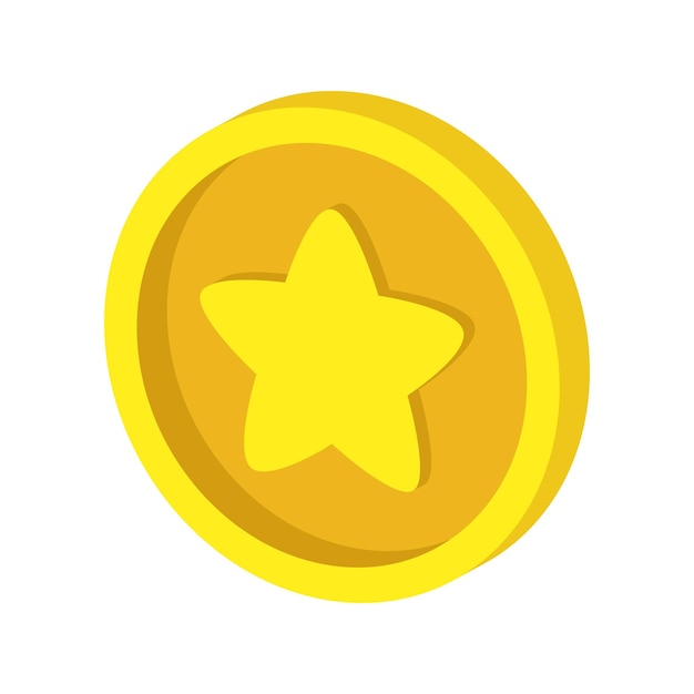 Free vector isomteric game coin