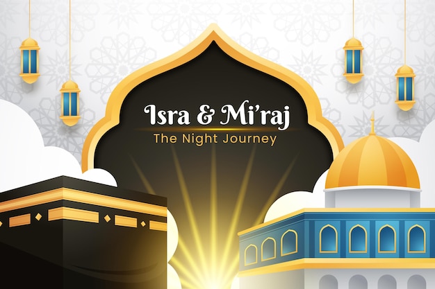 Isra miraj illustration