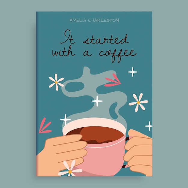 It started with a coffee wattpad book cover