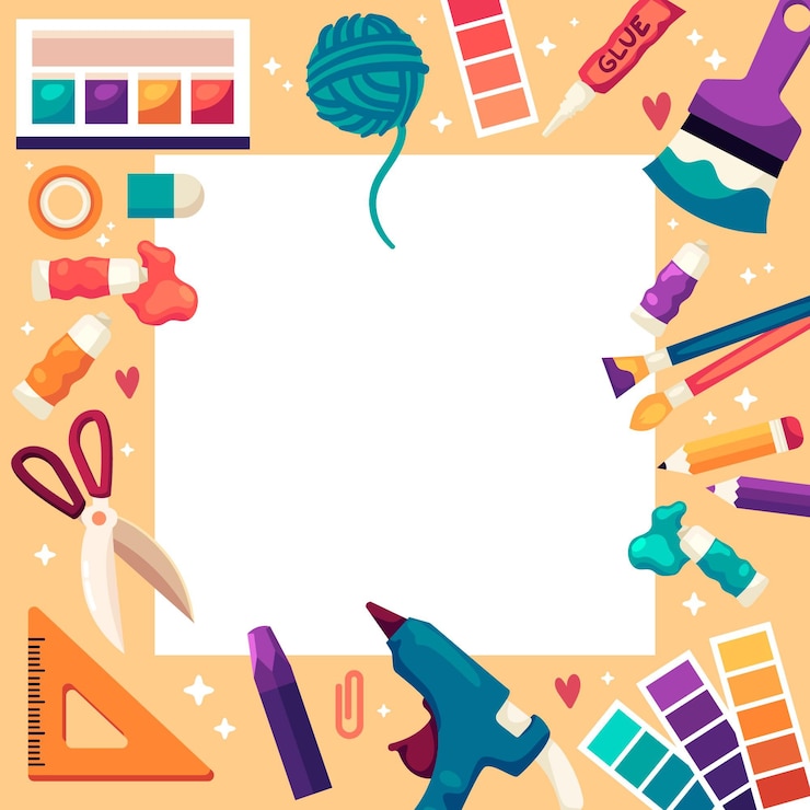 मुफ़्त वेक्टर do it yourself creative workshop copy space