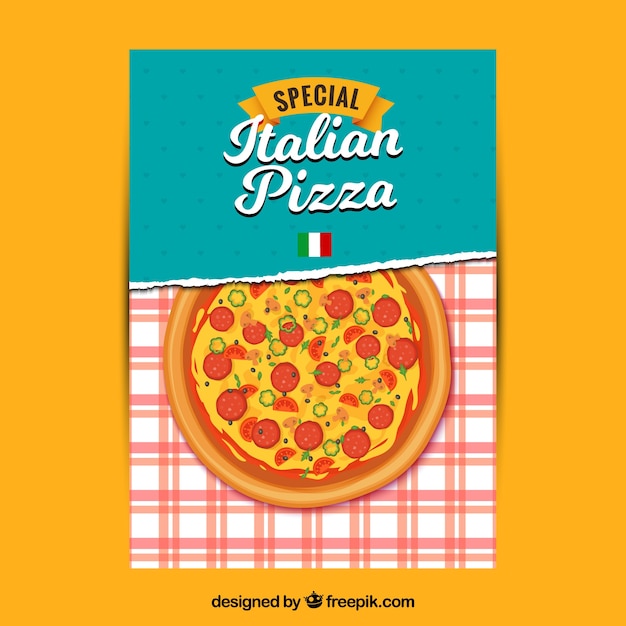 Italian pizza special brochure