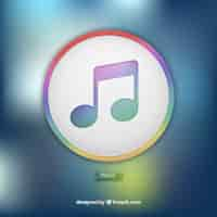 Free vector itunes icon app