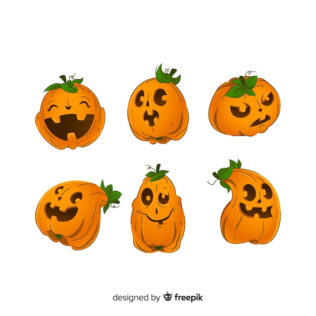 Jack o lantern animated pumpkin for halloween