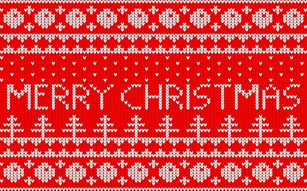 Free vector jacquard pattern for christmas