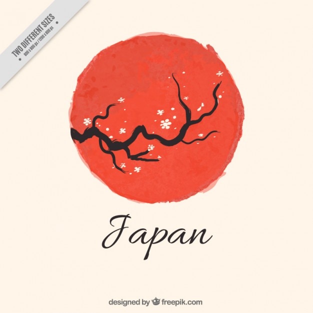Бесплатное векторное изображение Япония дизайн фона