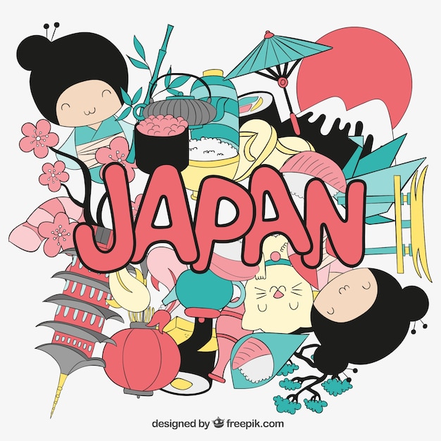 Free vector japan illustration