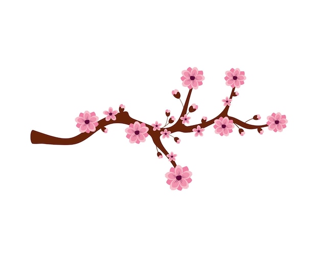 Free vector japan sakura tree