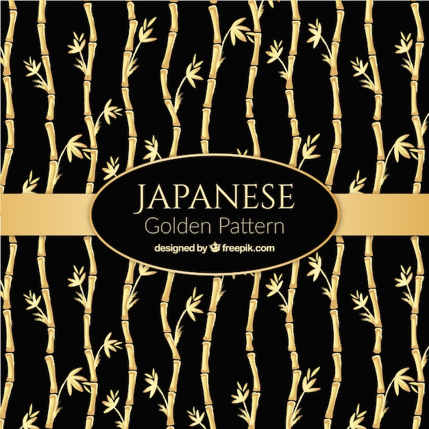 Free vector japanese background, bamboo shapes