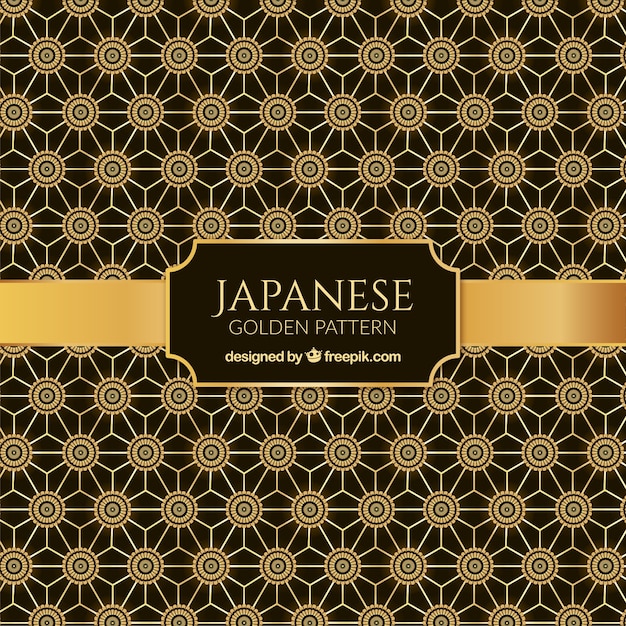 Japanese background with ornaments