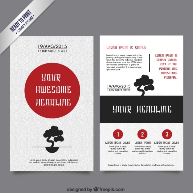 Download Free Japanese Brochure Template Free Vector Use our free logo maker to create a logo and build your brand. Put your logo on business cards, promotional products, or your website for brand visibility.