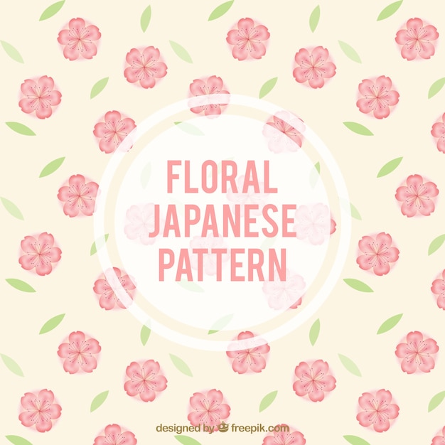 日本の花やパターンを残します