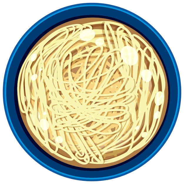 Free vector japanese ramen noodles bowl