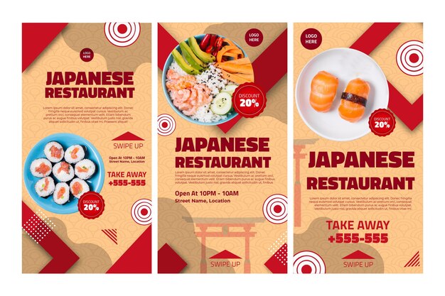 Истории из японских ресторанов в instagram