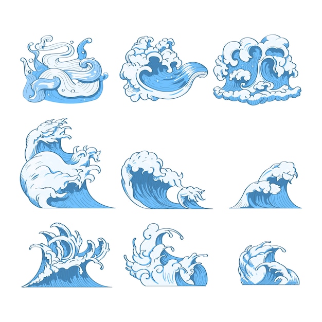 Japanese Wave Doodles – Free Download