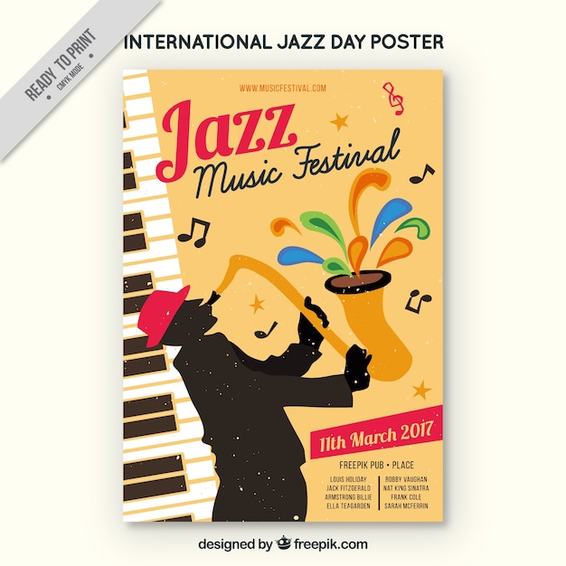 Jazz festival brochure