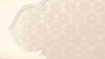 Free vector jdsarabesque pattern in a beige border