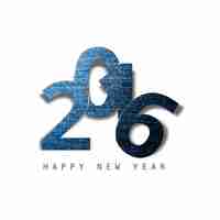 Free vector jeans textured new year 2016 text