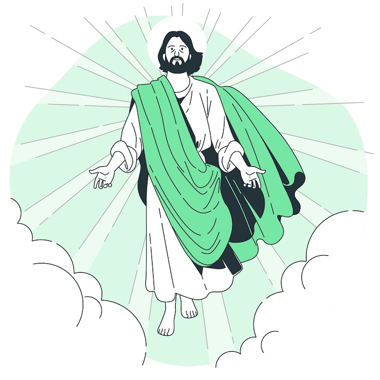 무료 Vector 예수 그리스도 개념 그림