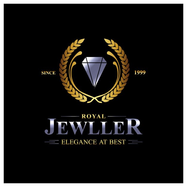 Jewelry logo background