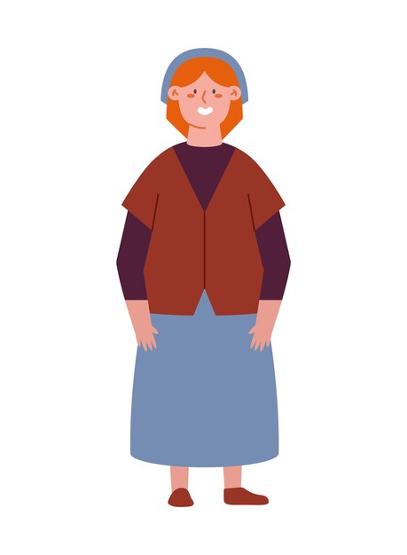 jewish female illustration
