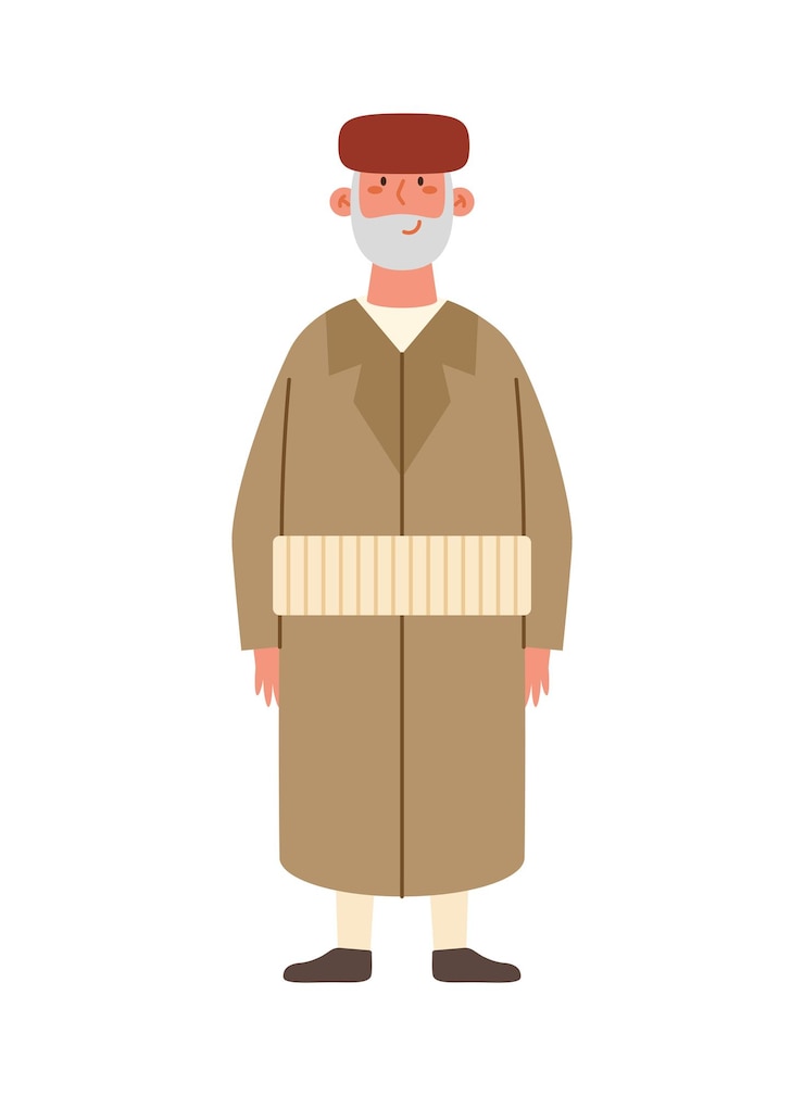 Free Vector jewish male illustration