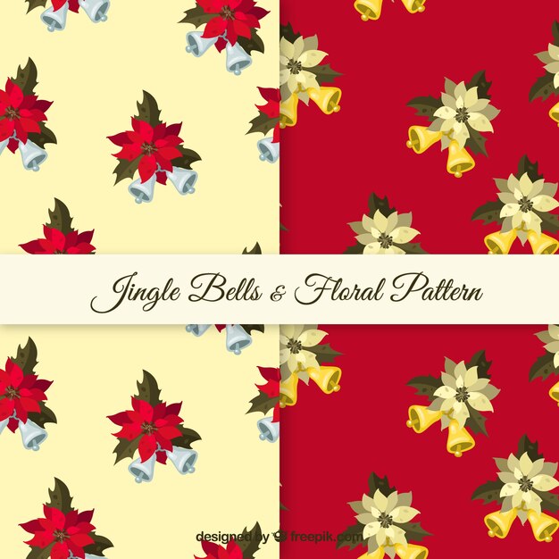 Jingles bells and floral patterns