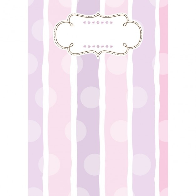 Joyful childish template background with strips and dots