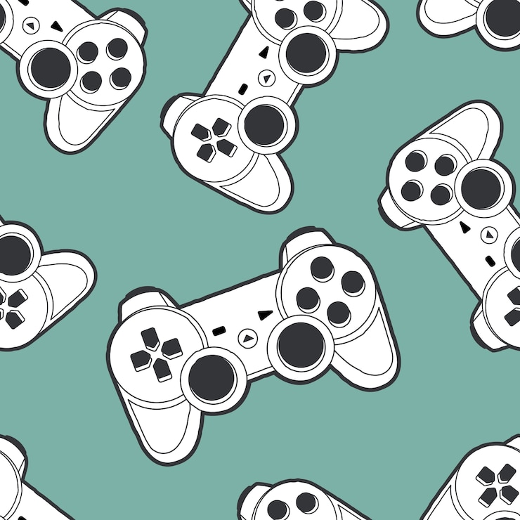 Free Vector joystick vector seamless