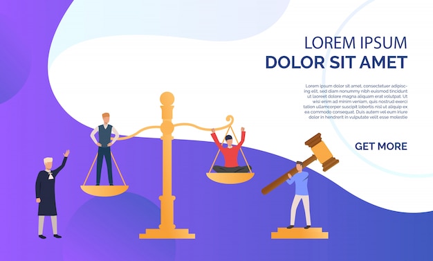 Free vector judgement of people presentation  illustration