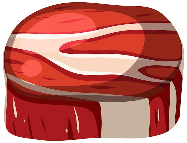 juicy steak vector illustration