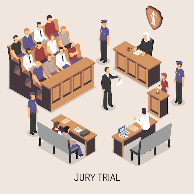 Are there jury trials in civil and criminal cases