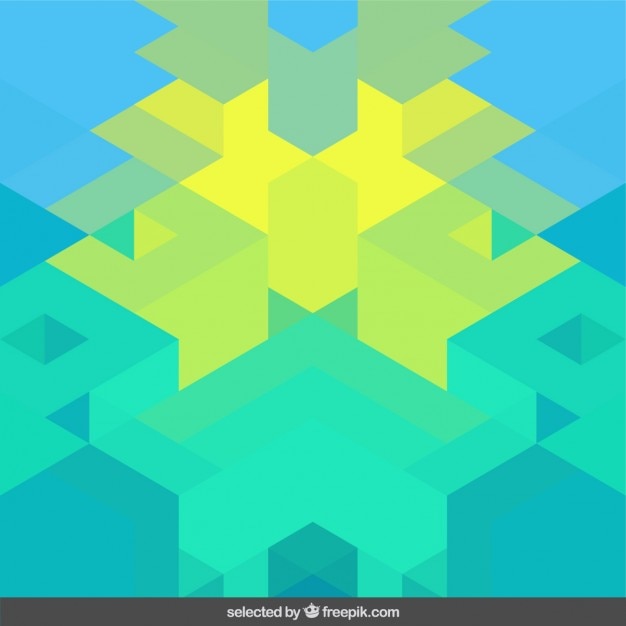 Free vector kaleidoscope geometric background