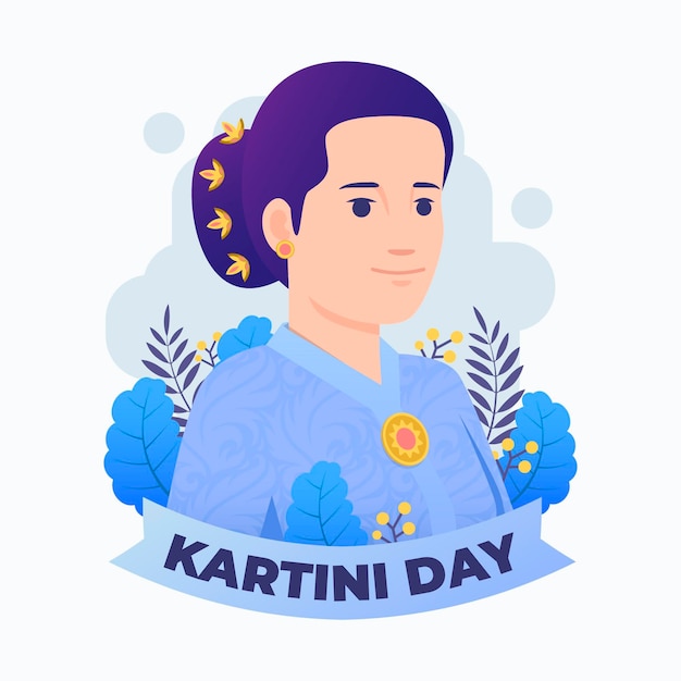 Kartini day illustration