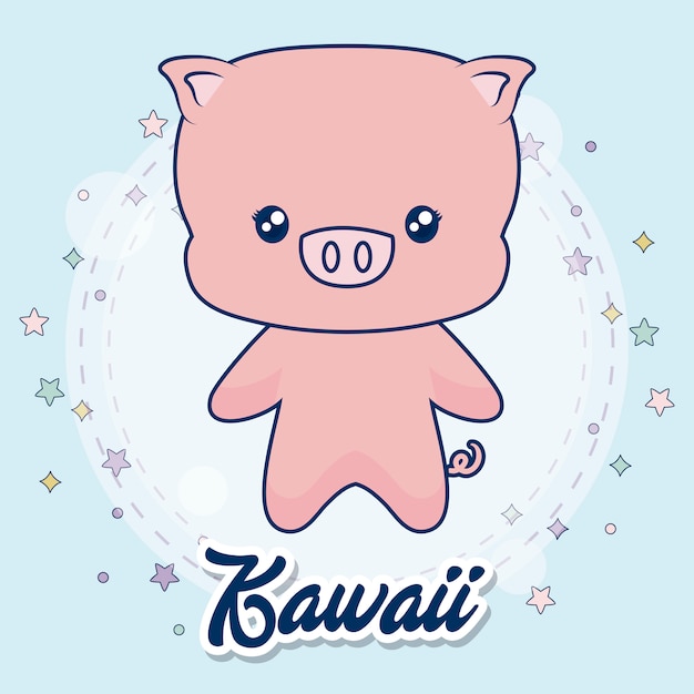 Free vector kawaii animals