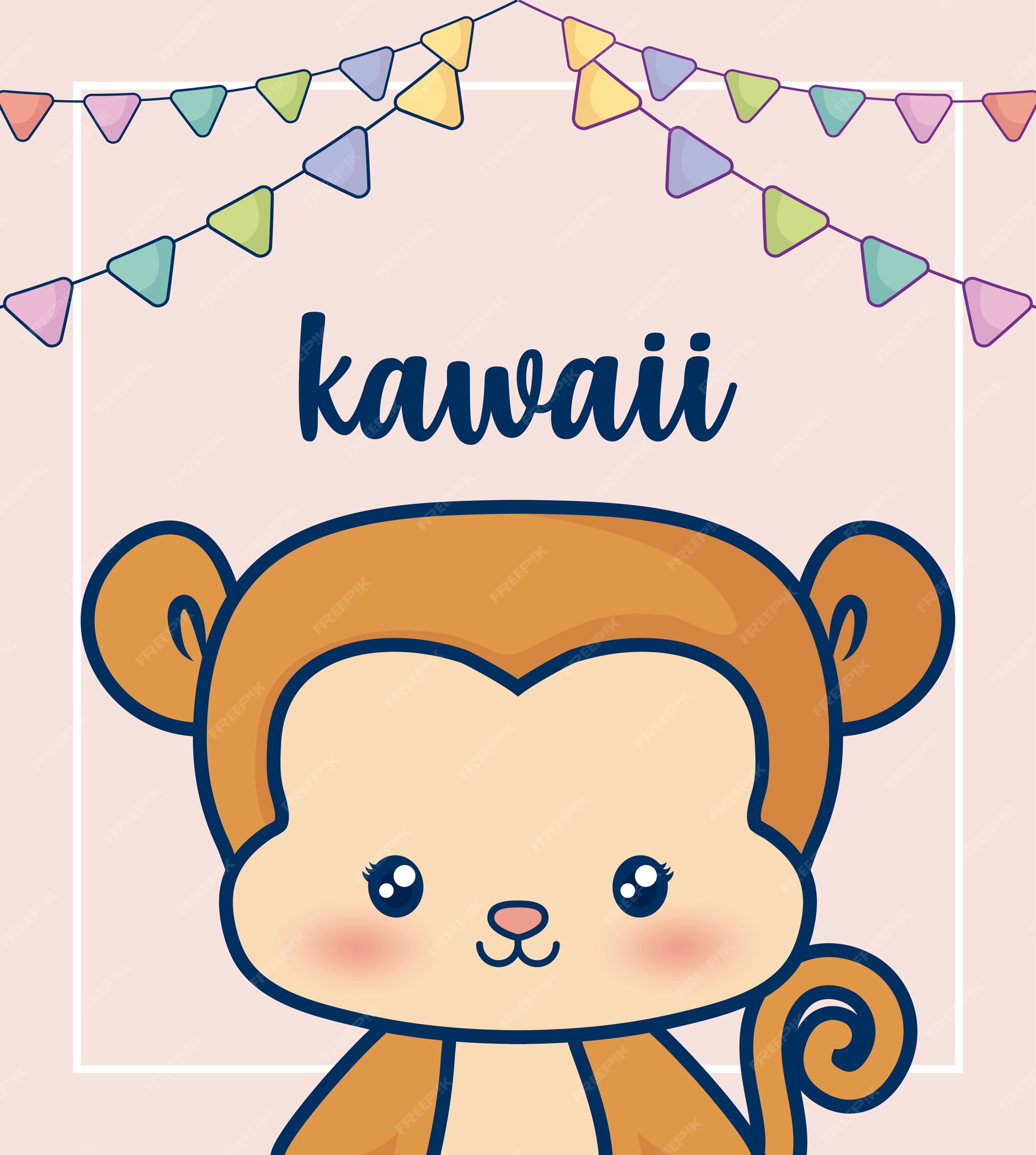 Free Vector | Kawaii animals