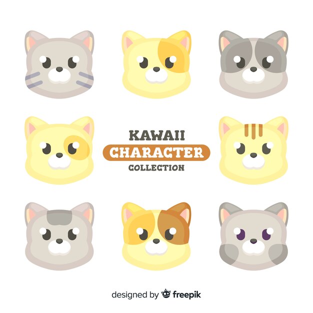 Kawaii коллекция кошек