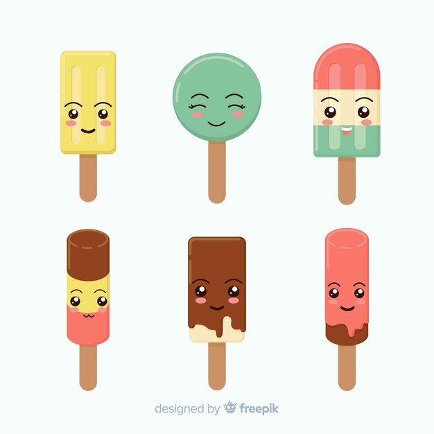 귀엽다 아이스크림 캐릭터 모음