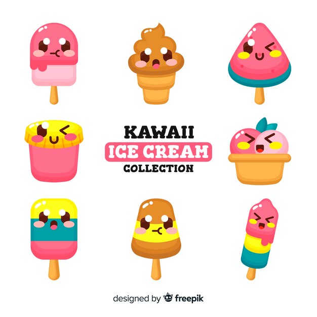 Kawaii ice cream collection