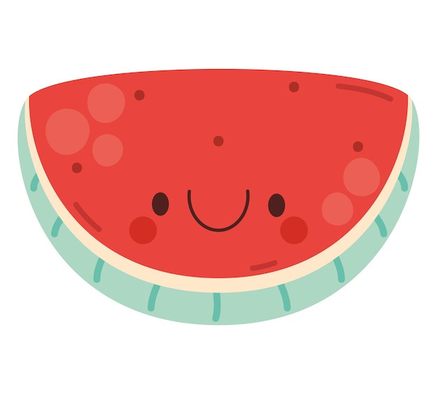 Free Vector kawaii watermelon design