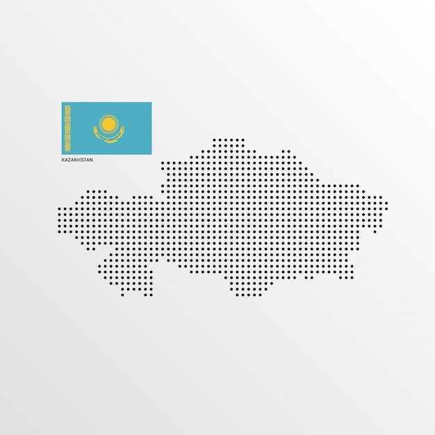 Проектирование карты Казахстана