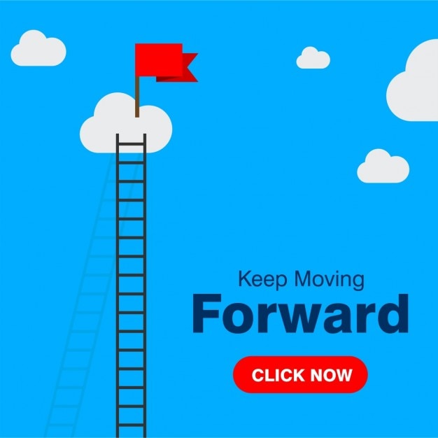 Free vector keep moving forward