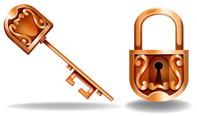 Key and lock