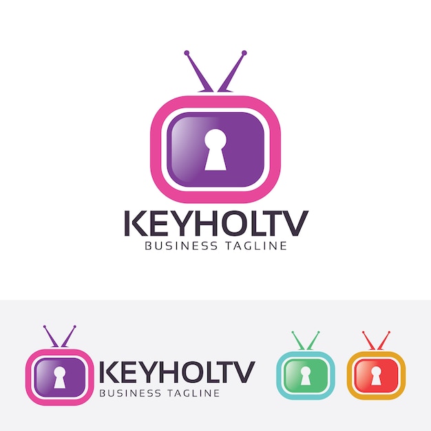 Download Free Keyhole Tv Logo Template Premium Vector Use our free logo maker to create a logo and build your brand. Put your logo on business cards, promotional products, or your website for brand visibility.