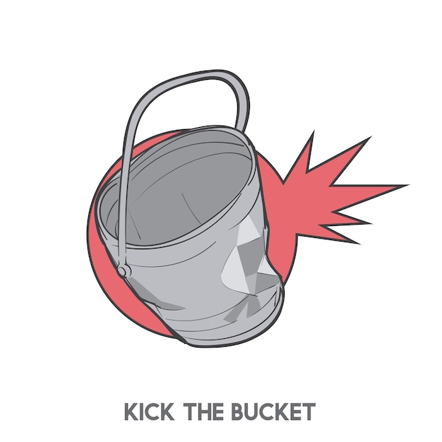 O que significa kick the bucket?